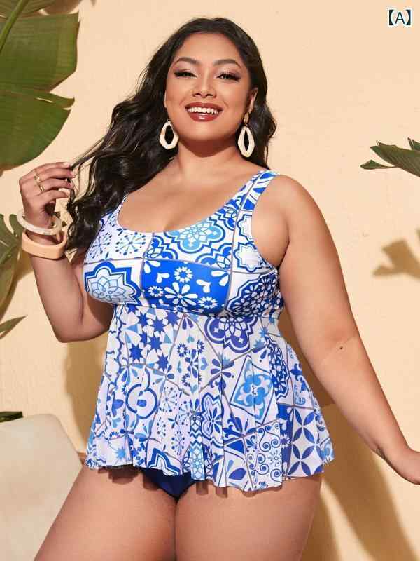 ・カテゴリ: 水着・対象: レディース・スタイル: ハイウエスト、セクシー、タイト、バックレス、耐久性、フェミニン、欧米風、コンサバティブ・パッド: 胸パッドあり・ワイヤーなし・表地素材: ポリエステル 82%・裏地素材: ポリエステル 82%・重量: 約251g・着用シーン: ランニング、スポーツ、スイミング、ビーチ・カラー: ブルー・サイズ: 0XL、1XL、2XL、3XL、4XL・袖丈: ノースリーブ・デザイン: ビキニショーツ