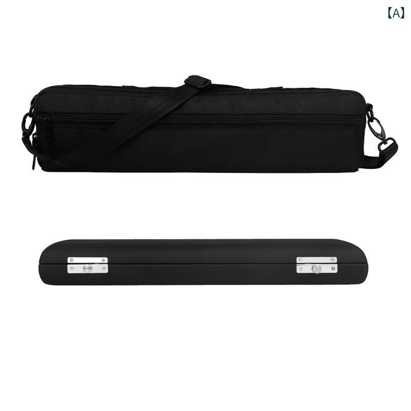 ・カテゴリ: 楽器用ケース・バッグ・主な素材: オックスフォード布、金属パーツ・対応楽器: 木管楽器（フルート類）・対応シーン: 音楽、演奏・カラー展開: ブラック・タイプ: カバー、バッグ、ケース、ボックス