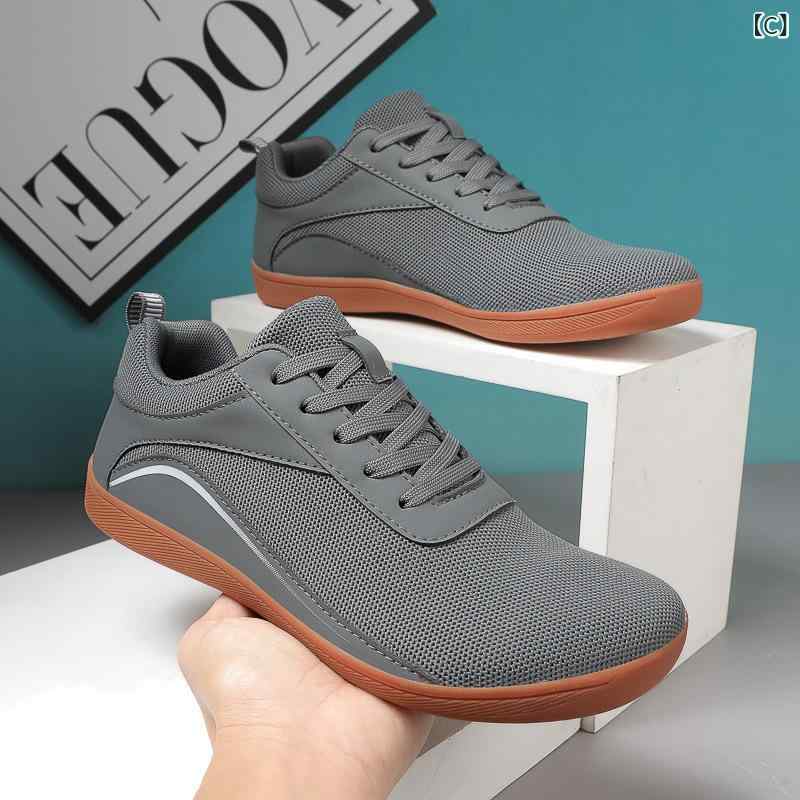 セキュアデポのフィットネスシューズ レディース メンズ ベアフットシューズ トレーニングシューズ 幅広 メッシュ 通気性 滑り止め 室内 運動靴 筋トレ ジム ウォーキング｜アングル3