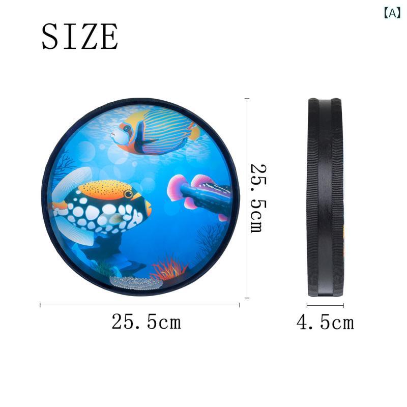 ・カテゴリ: 波柄鼓・サイズ: 26.5*26.5*5.5cm・用途: 音楽楽器・カラー: ブルー