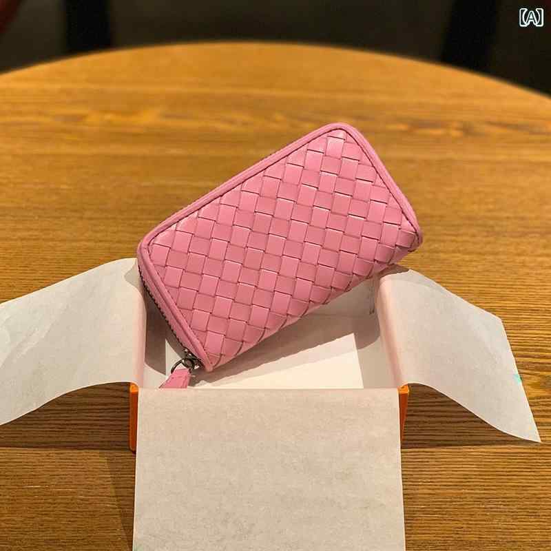キーケース 男女兼用 羊革 レザー ファスナー スマートキーケース 鍵入れ 収納ケース 鍵カバー シープスキン イントレ チャーム カラビナ付き おしゃれ