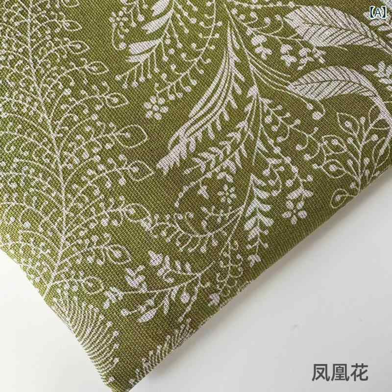 テーブルクロス テーブルランナー リネン コットン 麻混プリント 撥水加工 北欧風 ナチュラル クチナシ 小花柄 テーブルセンター カバー
