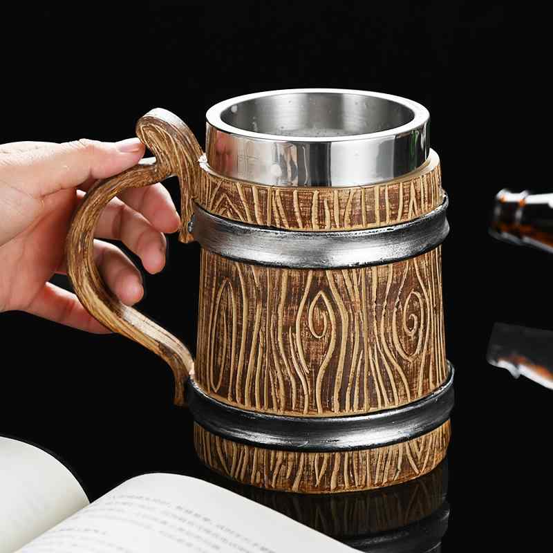 ・カテゴリ: 啤酒杯・素材: 不锈钢・容量: 501-600ml・個数: 1個・重量: 約0.8kg・スタイル: ライトラグジュアリーレトロ・タイプ: 酒器