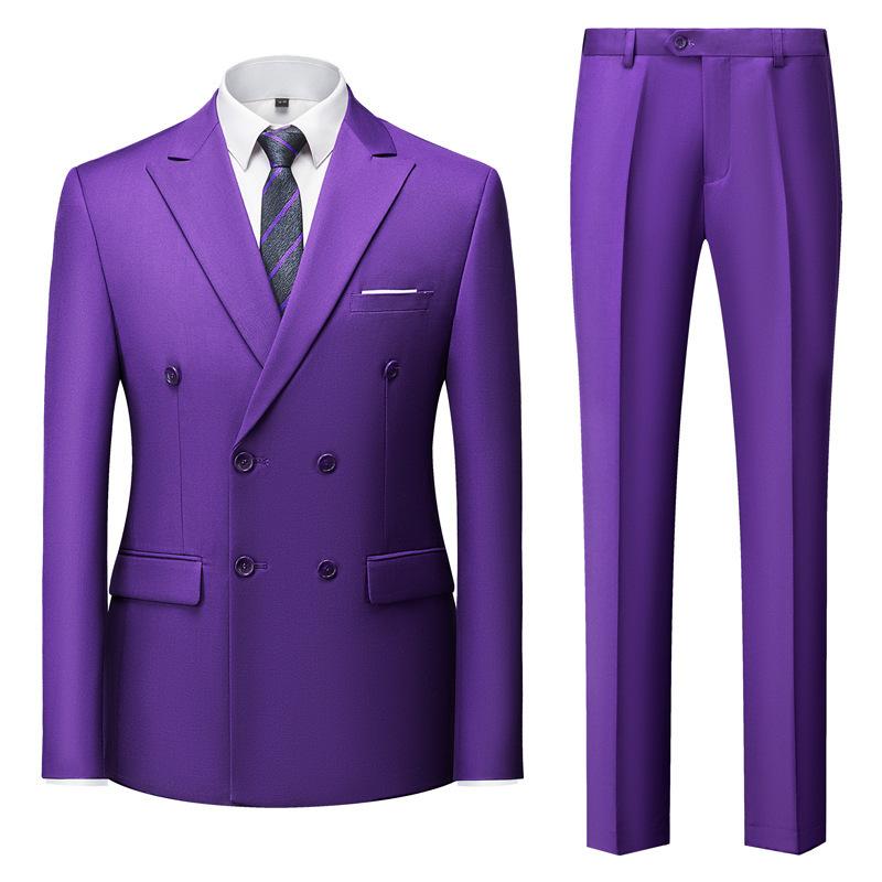 楽天市場】メンズ ダブルスーツ パープルの通販