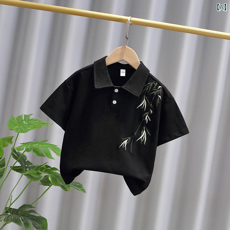 ・カテゴリ: POLOシャツ・スタイル: レジャー・性別: 男性・主な素材: 綿・カラー展開: 黒竹刺繍、白竹刺繍・対応身長: 100cm,110cm,120cm,130cm,140cm,150cm,160cm,170cm