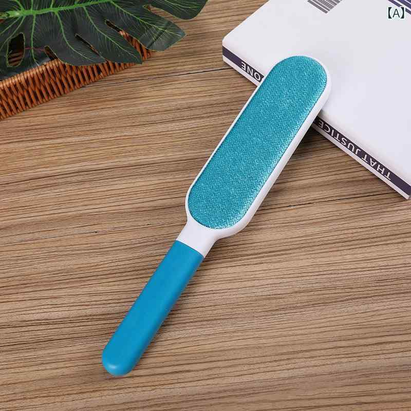 セキュアデポの毛玉取り器 静電 抜け毛取り クリーナー 両面 洋服ブラシ 粘着 ホコリ取り 携帯用 便利｜アングル2