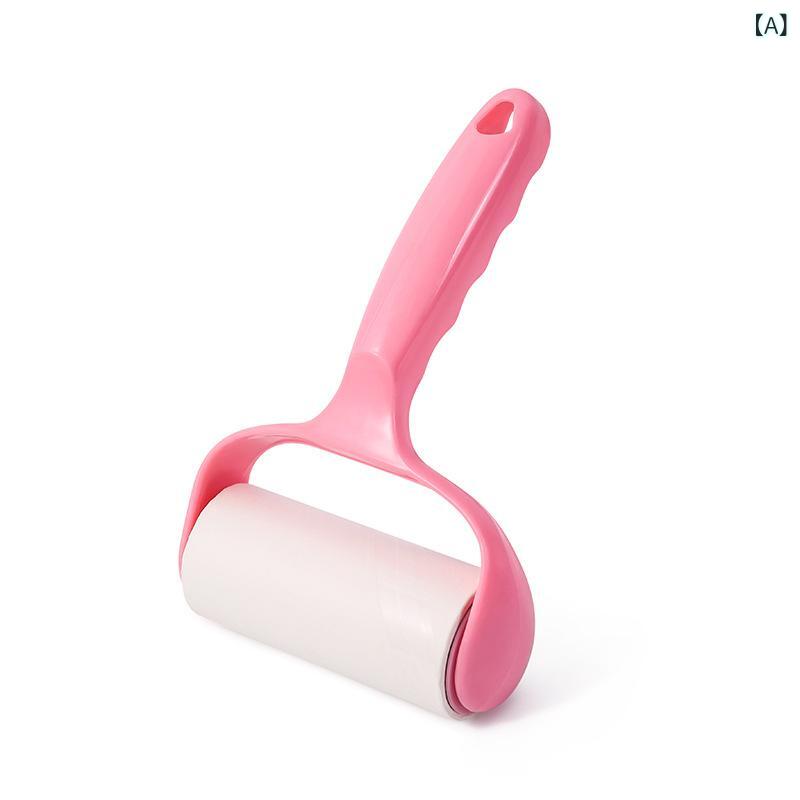 セキュアデポの除毛器 粘着ローラー 粘着クリーナー ペット 毛取り 抜け毛 洋服ブラシ 静電除去 ハンディクリーナー 掃除用品 コンパクト 経済的｜アングル2