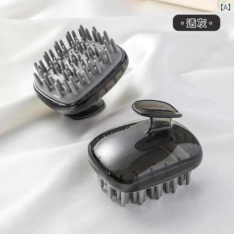 セキュアデポのシャンプーブラシ レディース メンズ 頭皮マッサージ 洗髪 スカルプブラシ 握りやすい 頭皮ケア 乾湿両用 頭皮ブラシ｜アングル2