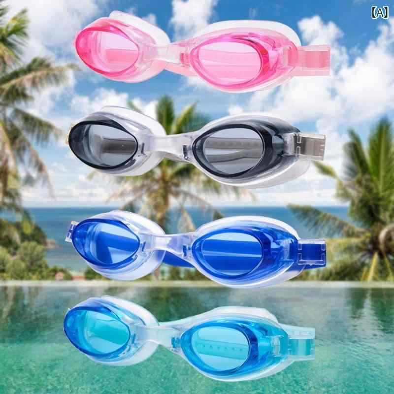 ゴーグル レディース メンズ 大人用 防水 防霧 一体型耳塞付き クリア 競泳 水泳 ...