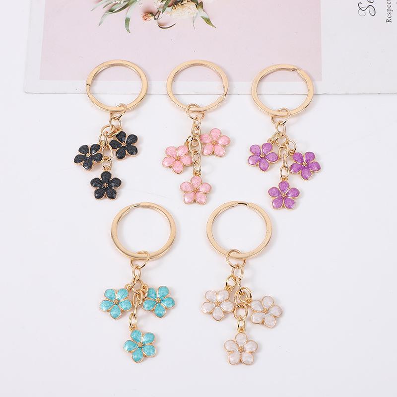 キーホルダー レディース 桜 花 モチーフ かわいい チャーム ストラップ 鍵 バッグチャーム アクセサリー 小物 雑貨 プレゼント