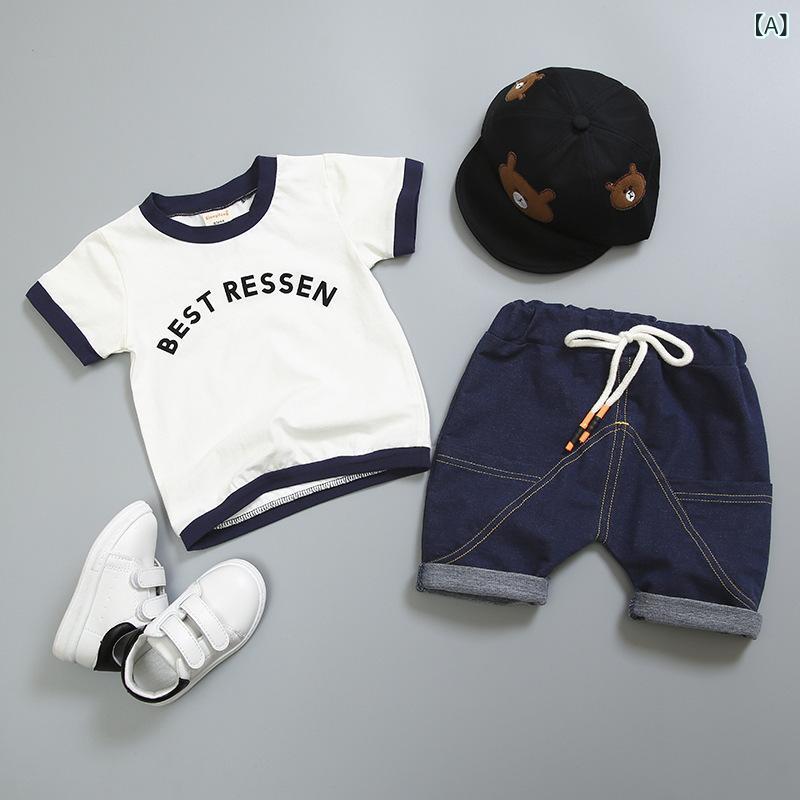 子供服 セットアップ キッズ 男の子 女の子 春夏 Tシャツ 半袖 ハーフパンツ 2点セ...