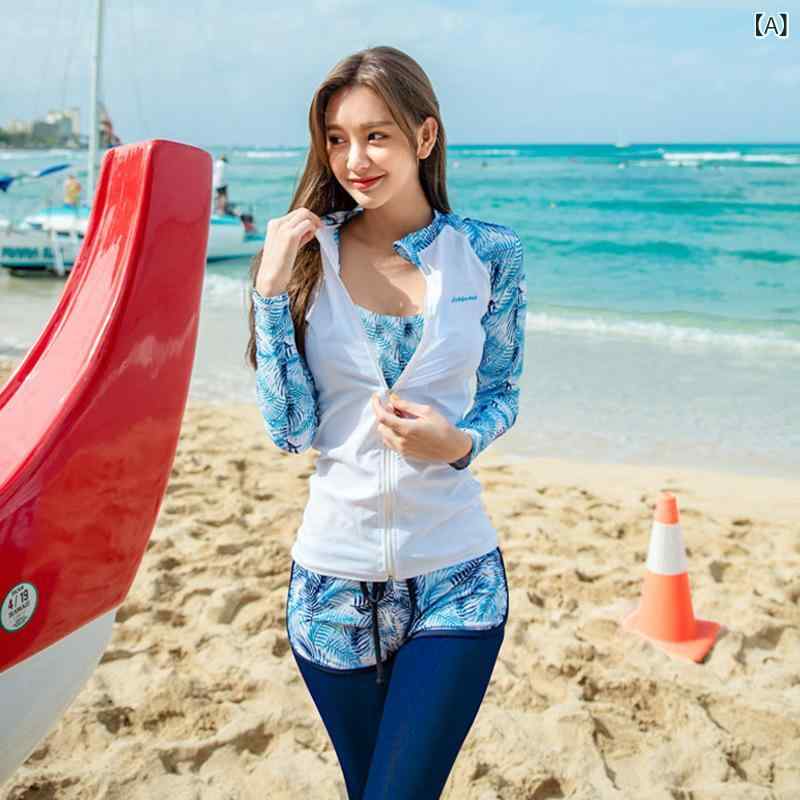 ・カテゴリ: ラッシュガード・素材: 化繊混紡・機能: 通気性・柄: パターン・対象性別: 男女兼用・対象年齢: 成人・対応シーン: スイミング、ウォータースポーツ・カラー展開: レディース5点セット、メンズ3点セット・サイズ展開: M、L、XL、XXL、XXXL・対応スポーツ: ダイビング