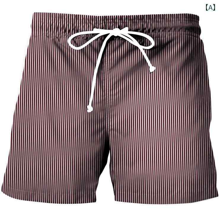 ショートパンツ メンズ 水着 サーフパンツ ハーフパンツ 海パン ビーチパンツ 接触冷感 吸汗速乾 部屋着 迷彩柄 切り替え プリント 伸縮性 ウエストゴム ひも調節 大きいサイズ リゾート 旅行 スイムウェア アウトドア