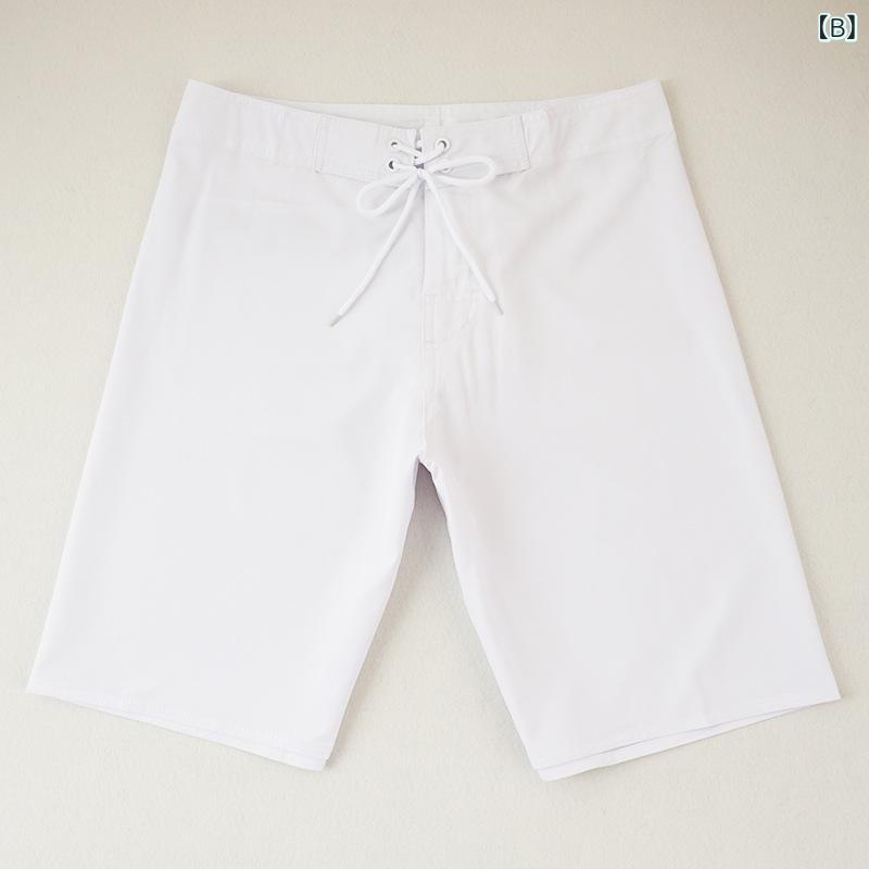 セキュアデポのショートパンツ メンズ 水着 サーフパンツ 海水パンツ ハーフパンツ 水陸両用 速乾 軽量 ストレッチ ビーチパンツ プール 温泉 旅行 無地｜アングル3