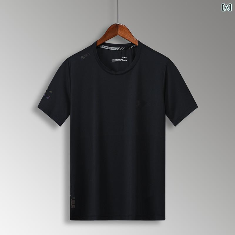 ・カテゴリ: Tシャツ・柄: 無地・スタイル: スポーツレジャー・ネックライン: クルーネック・袖丈: 半袖・主な素材: 竹繊維・素材: ポリエステル85%・カラー展開: ブラック、ホワイト、ライトグレー、ブルー・サイズ展開: M、L、XL、XXL、XXXL・性別: メンズ