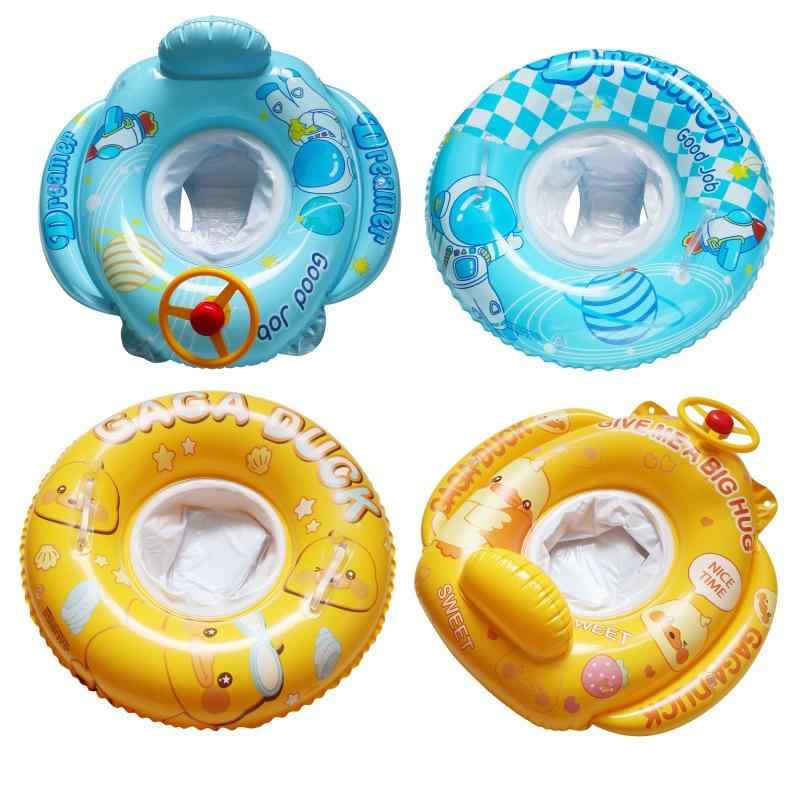 浮き輪 キッズ 1歳 2歳 3歳 ベビー 子供 足入れ ハンドル付き 足抜き 背もたれ 浮...