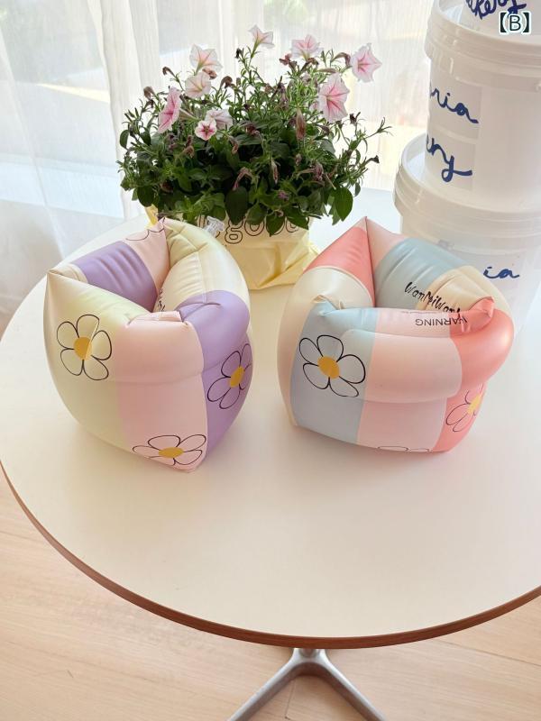 アームリング キッズ 子供用 浮き輪 水遊び プール ビーチ レトロ かわいい 厚手 ...