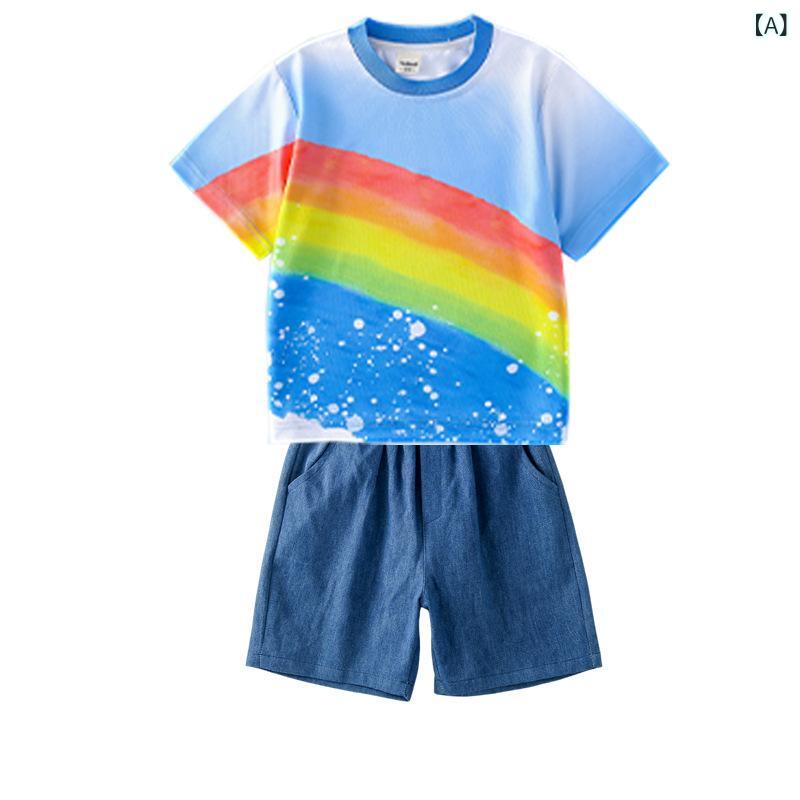 セキュアデポの子供服 セットアップ キッズ 男女兼用 春夏 長袖 半袖 シャツ ロングパンツ ショートパンツ 体操服 幼稚園 小学生 制服 スポーツ カジュアル 通学 発表会 運動会｜アングル2