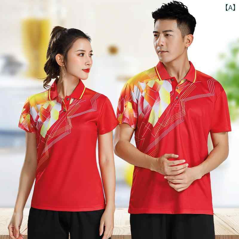 Tシャツ メンズ スポーツウェア 半袖 羽毛球 卓球 テニス バドミントン ウェア ト...