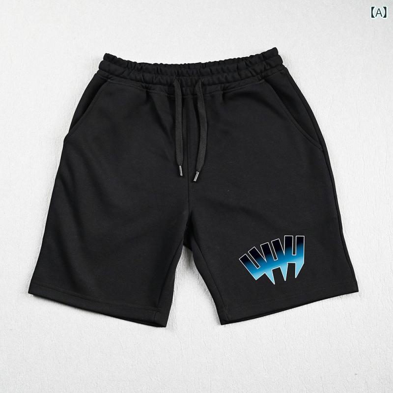 ハーフパンツ メンズ レディース ユニセックス 春夏 スウェットパンツ 5分丈 スポ...