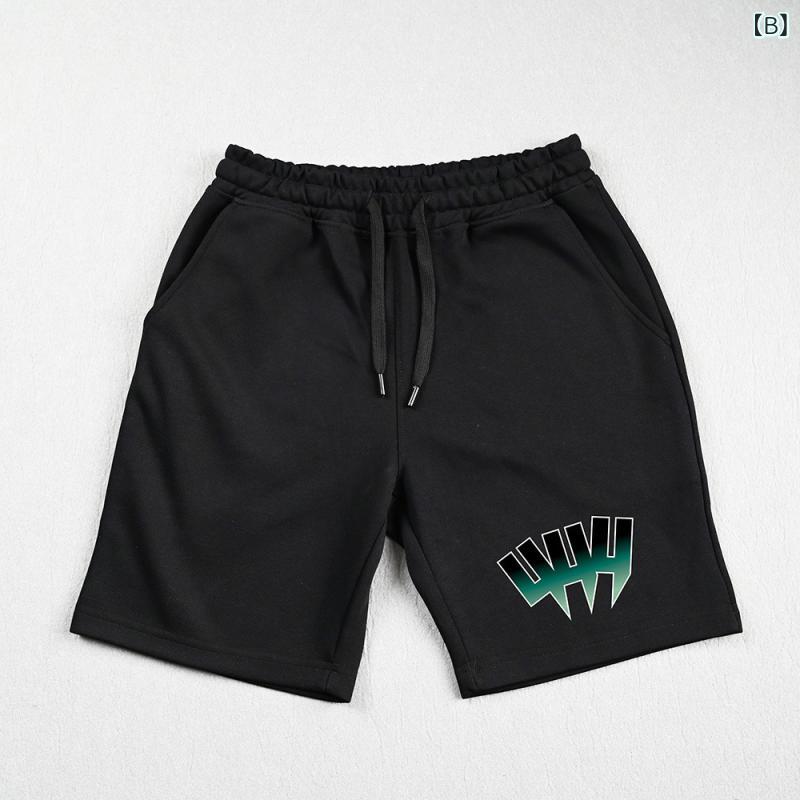 ハーフパンツ メンズ レディース ユニセックス 春夏 スウェットパンツ 5分丈 スポ...