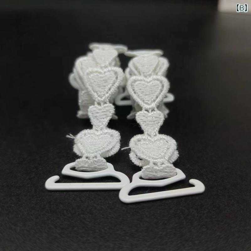 セキュアデポのブラストラップ レディース インナー 肩紐 交換用 刺繍 かわいい 花柄 刺繍入り 調整可能｜アングル3