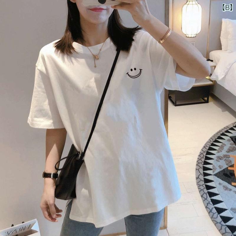 Tシャツ レディース 妊婦 授乳口なし マタニティ トップス 半袖 カットソー コット...