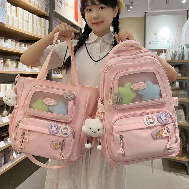 リュックサック キッズ 女の子 小学生 ジュニア 痛バッグ 撥水 A4対応 大容量 軽量 スクールバッグ 遠足 通学 かわいい