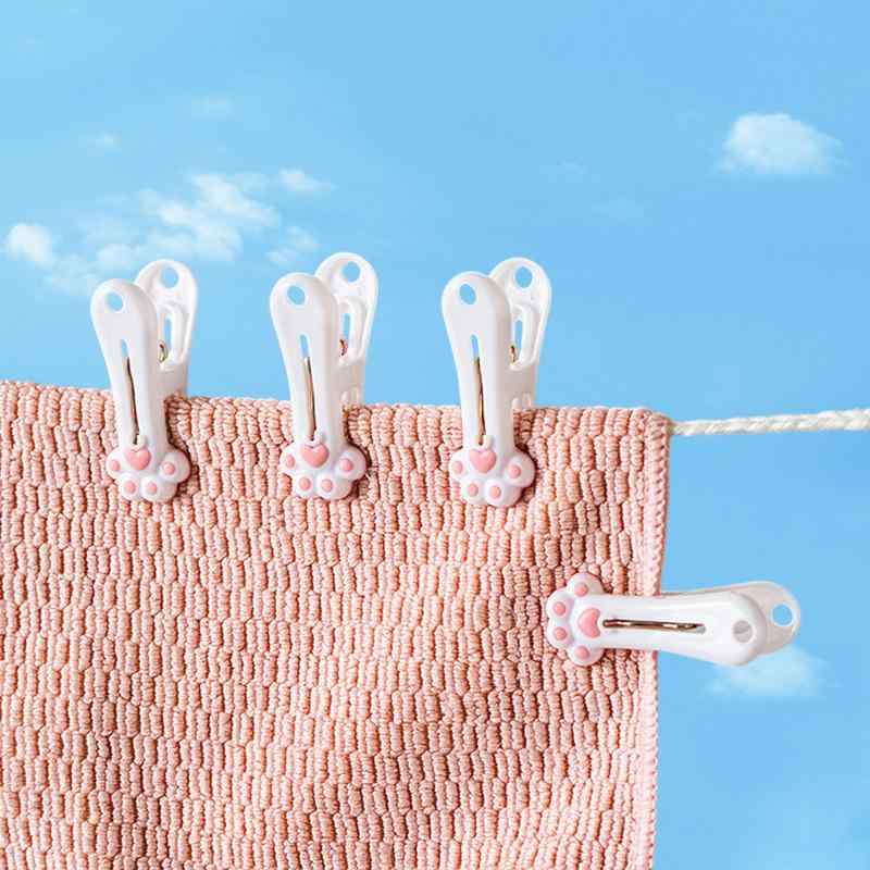 洗濯ばさみ ユニセックス 12個セット プラスチック 防風 跡がつかない 洗濯ピンチ 強力 物干し 固定 クリップ 衣類 ハンガー 下着 靴下 タオル かわいい 現代シンプル