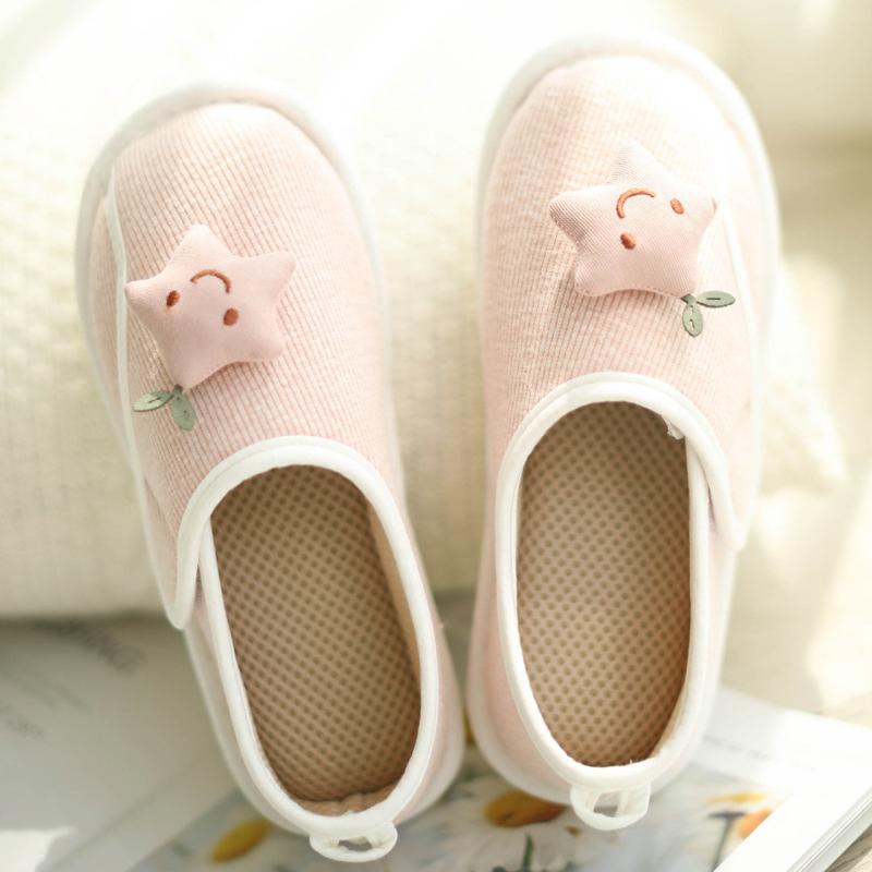 スリッパ レディース 室内 妊婦 マタニティシューズ 産後 入院 ルームシューズ 春夏 かかとなし 柔らかい かわいい 滑り止め 軽量 履きやすい ピンク グレー 歩きやすい