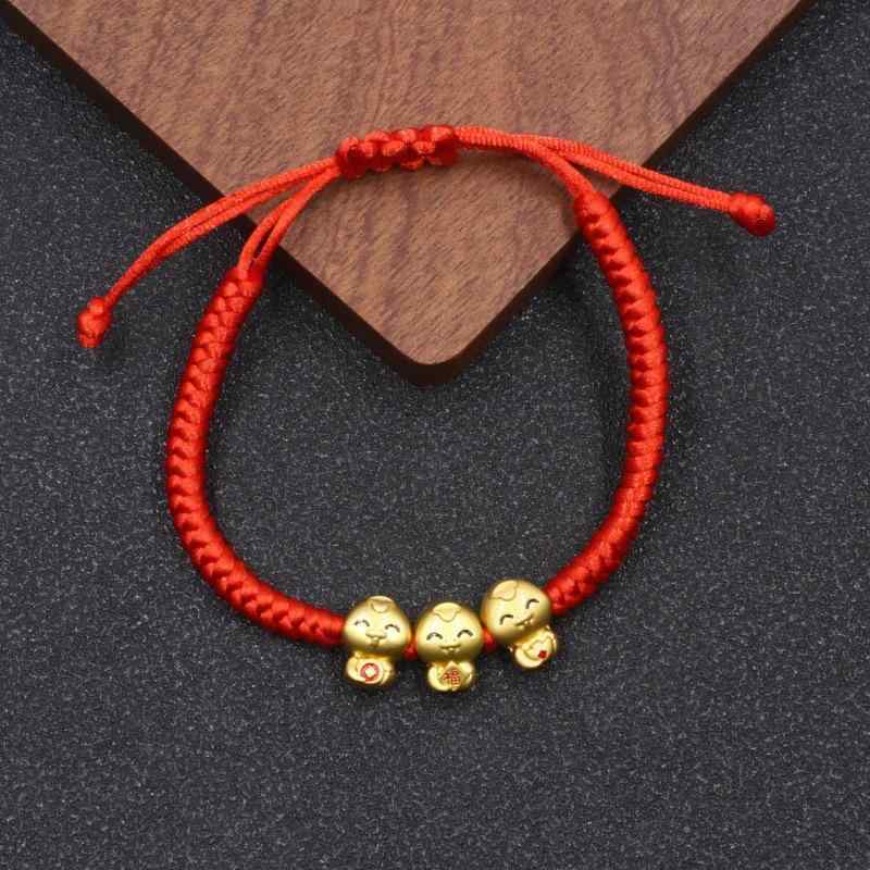 ・素材: 赤い糸・製造工程: ハンドメイド・スタイル: ペア、個性派・モチーフ: 動物、干支、ヘビ・ギフト対象: 従業員向け、福利厚生・カラー展開: レッド、ブラック・カテゴリ: ブレスレット・対象: 男女兼用・デザイン要素: 元宝、エスニック風、和風