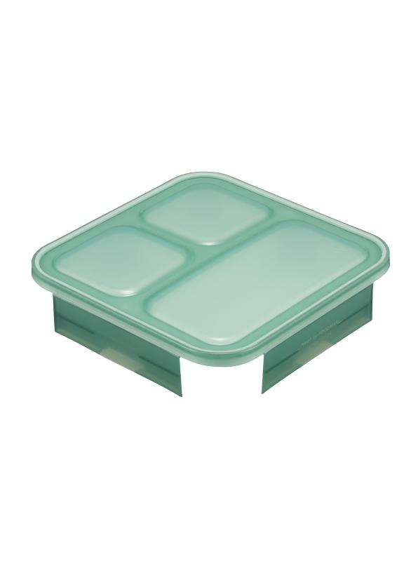 フードマン 弁当箱 立てて運べる 薄型弁当箱 Mee 500ml [ 抗菌 ] パープル 汁漏れしにくい Wシーリング 4点ロックでしっかり固定DSK secure-depo-11618483 セキュアデポ サンプル画像2