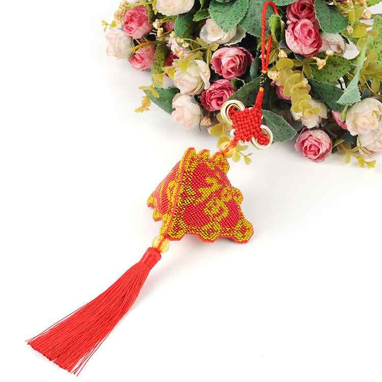 ・柄: お祝い・吉祥・素材: プラスチック布・布目数: 14CT・カラー: レッド、金銅平安福/材料包・スタイル: 中華風・クラシック・タイプ: クロスステッチキット・カテゴリ: 布芸刺繍品
