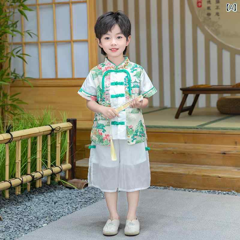 ・カテゴリ: 子供用旗袍・唐装・民族衣装・スタイル: チャイナ風・柄: 無地、プリント・主な素材: アセテート繊維 85%、コット混紡・生地の厚さ: 薄手・対象性別: 男女兼用・セット内容: セット、プリント・カラー展開: 男児トップス+パンツ、女児チャイナドレス、母親用チャイナドレス・サイズ展開: 90cm、100cm、110cm、120cm、130cm、140cm、150cm、160cm、S、M、L・対象年齢: 3〜8歳（身長100〜140cm）