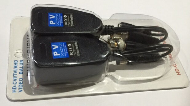UTP【PV/PVD/PVA】オス−メスセット品【市販LANケーブルでカメラ配線ができます】UTP装置 ワンケーブルシステム