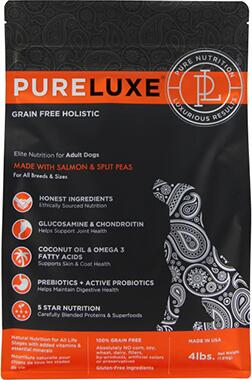 ピュアラックス エリートニュートリション サーモンドッグ 1.8kg 全年齢犬用の総合栄養食 PURELUXE ドッグフード ドライフード 無添加 グレインフリー グルテンフリー ヒューマングレード 全年齢犬用食皮膚トラブル対策 涙やけ 高タンパク質 アレルギー対策