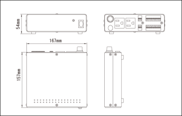 電源ボックス（据置き型）NS-2520 【送料無料】 NSK 日本セキュリティー 【防犯カメラ電源ボックス】