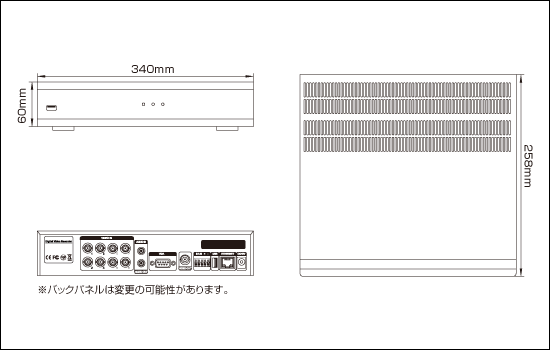 NS-5042HDS 4CH.HD-SDI�ʥ��ڡ����ӥǥ��쥳������/NS-5042HDS �ե���쥹����ѥ��ȥ�����4CH.HD-SDI���������Ͽ������ �ͥåȥ����ǽ 1TB HDD��¡