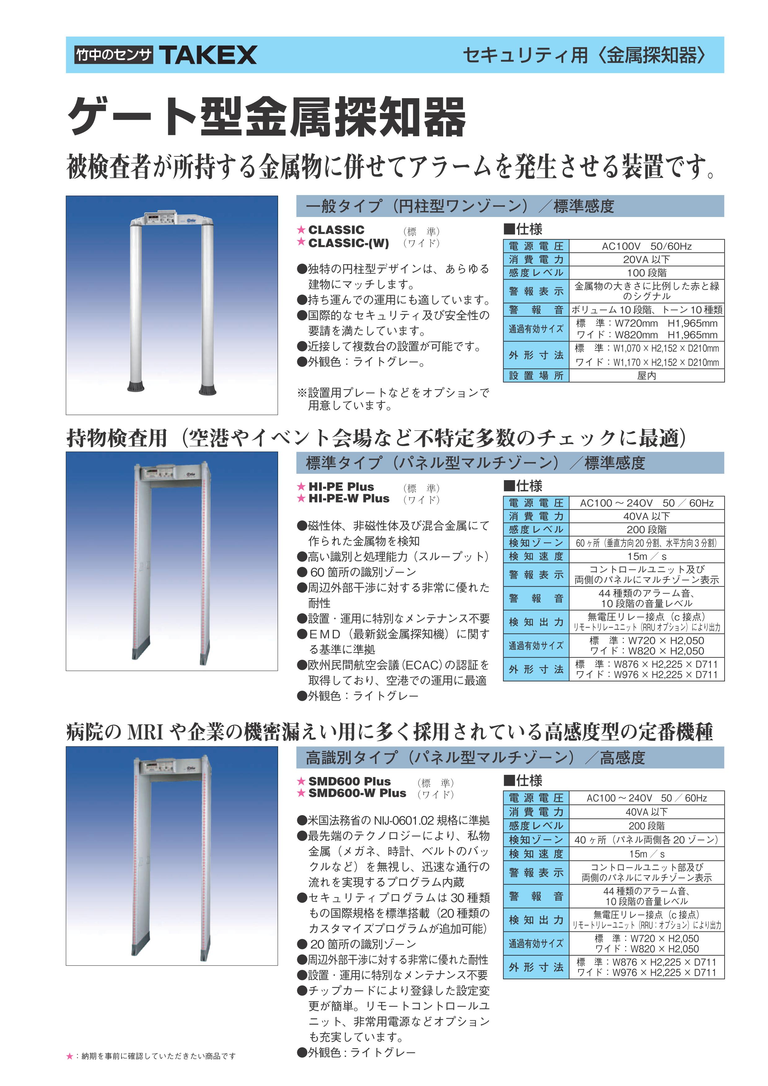 【HI-PE-W_Plus】 ゲート型金属探知...の紹介画像2