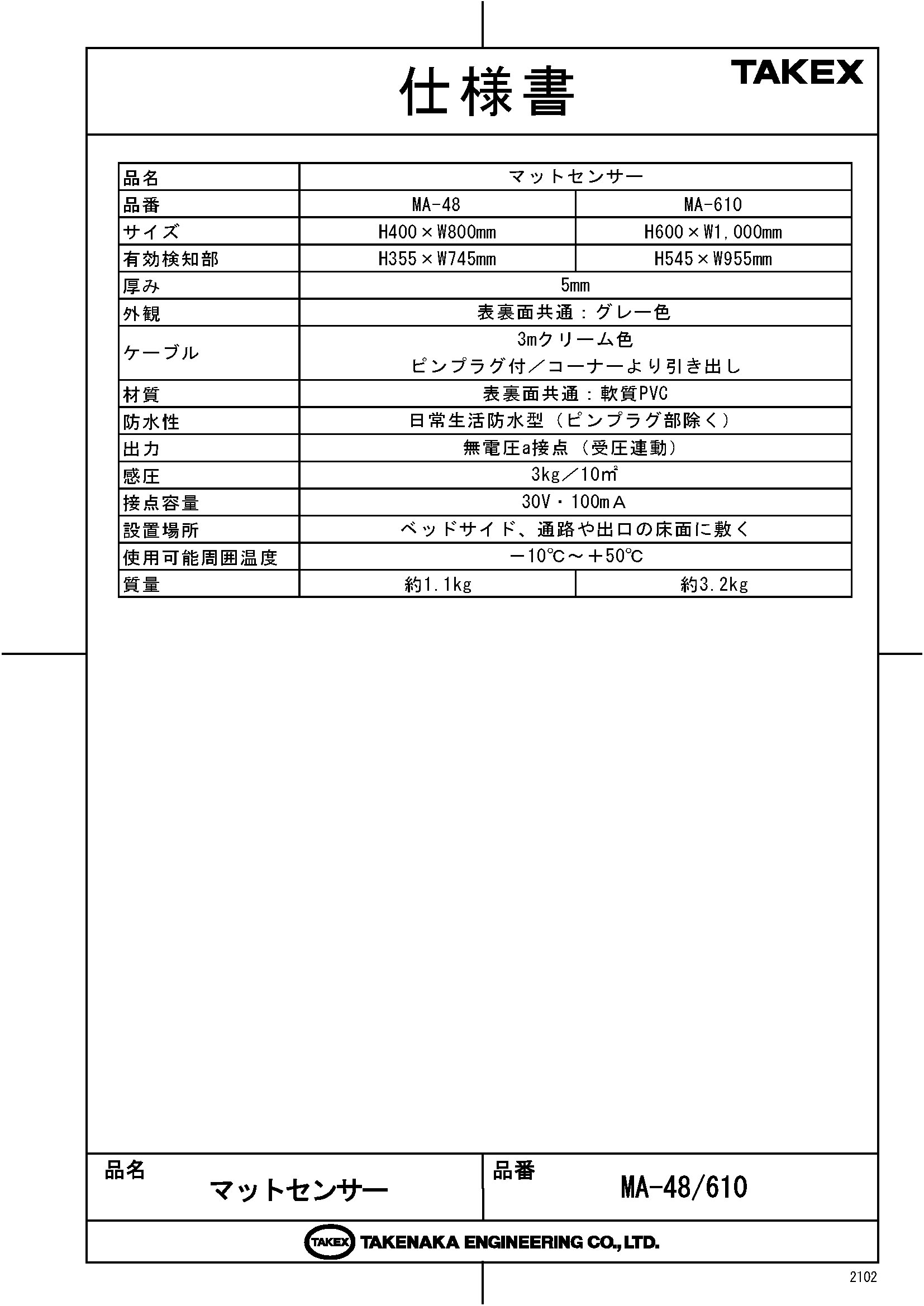 ��WNS-HC48-06�� �ޥåȥ��󥵡� �ʡ��������륻�å�(̵����) �����ۥ� NFR6�ԥ���� TAKEX ���楨�󥸥˥����