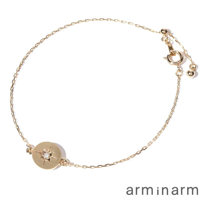 スターブレスレット arm in arm レディース ブレスレット 華奢 ブレス 腕輪 プレート 星 チェーン シンプル チェーンブレス 上品 大人 パーティー...