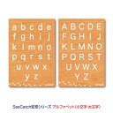 静電気で貼れるSeeCatch 知育シリーズアルファベット ポスター(小文字/大文字)A4(210×297mm)【メール便(日本郵便)なら送料無料!】(4)