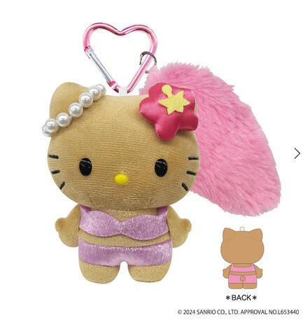Rakuten - キティしっぽ付きマスコットキーホルダー（日焼け）水着
