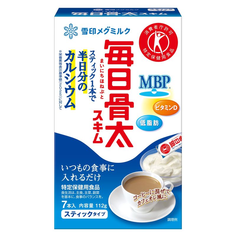 Rakuten - 雪印メグミルク 毎日骨太スキム スティックタイプ 112g（16g×7本）