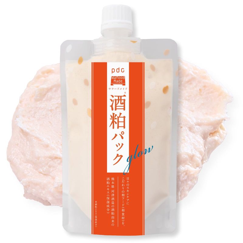 ワフードメイド Wafood Made 酒粕パック グロー 170g 洗い流しパック くすみ 古い角質 透明感 フェイス..