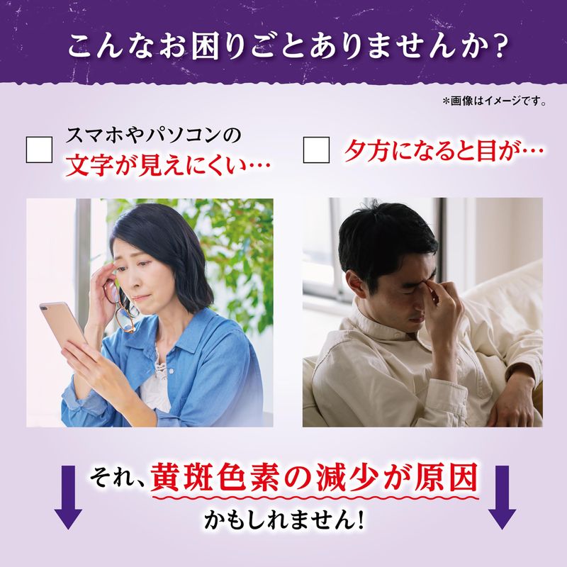 小林製薬の栄養補助食品 ルテイン サプリ ぼやけ・かすみ対策 くっきり見る力対策 目のサプリ ルテインサプリ サプリメント 機能性表示食品 30粒 約30日分 seed-medi-10000338 シードメディカル ネットショップ サンプル画像3