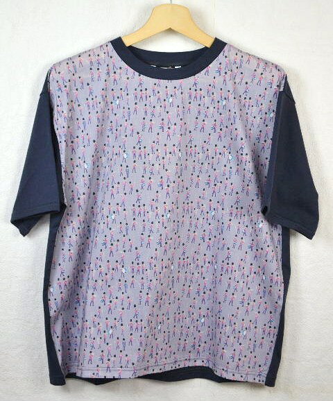 クーポール（Coupole) LIBERTY リバティ半袖Tシャツ（チャコールグレー×Musical Marchミュージカル・マーチ）　日本製