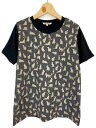 クーポール(Coupole) LIBERTY リバティ半袖Tシャツ Meowミャオウ(すみ黒) 38サイズ【ねこポス対応可】日本製