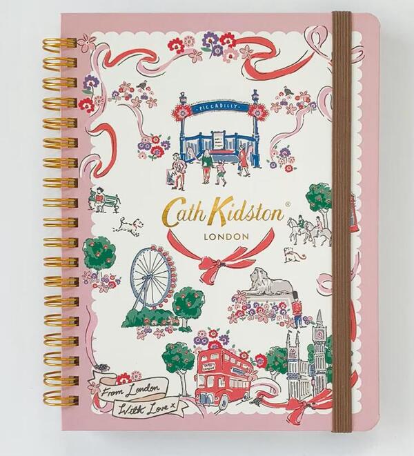 Cath Kidston キャス キッドソン　リングノート（ラブリーロンドン）●ご予約中！12/3より発送