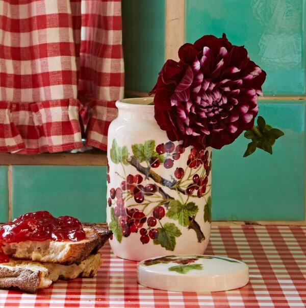 G}ubWEH[^[Emma Bridgewater@Redcurrant Medium Jam Jar With Lid@t^t bhJgWr Wt p